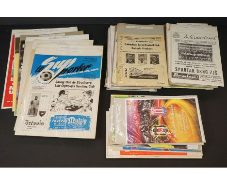 Quantity of foreign football programmes to include European fixtures, friendlies etc 