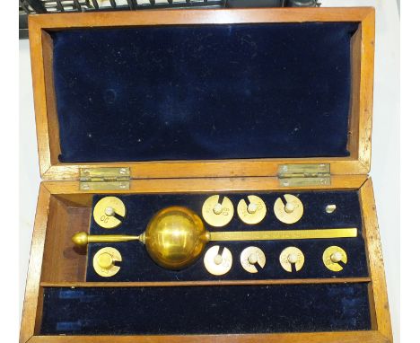 A Sike's Hydrometer, boxed, (incomplete), various cigarette card sets, a set of drawing instruments and other items.