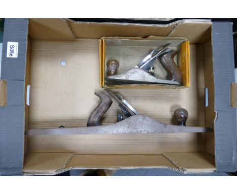 Large Stanley Woodworking Plane &amp; similar smaller item 