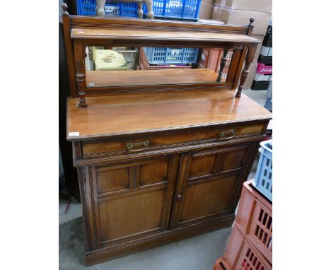 Mahogany Mirror Backed Sideboard 