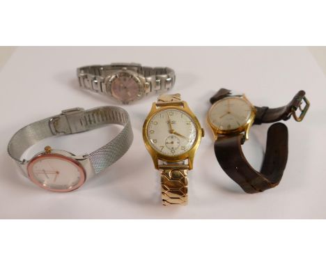 A collection of gentleman's watches including Rotary, Bering Quartz, Sekonda and Avia. (4) 