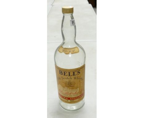 Vintage 8 Pint Bells Scotch Whisky Bottle 