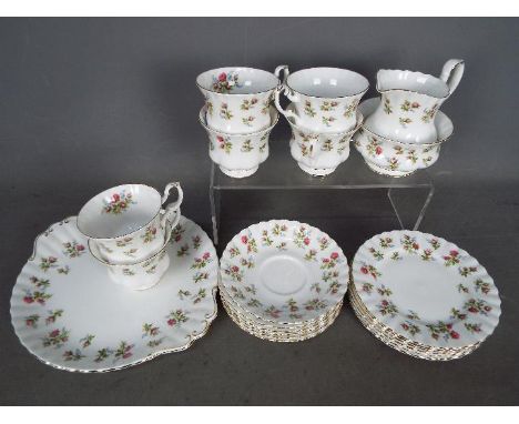 Royal Albert - A Winsome pattern tea service comprising six cups, six saucers, six side plates, milk jug and sugar bowl, twen