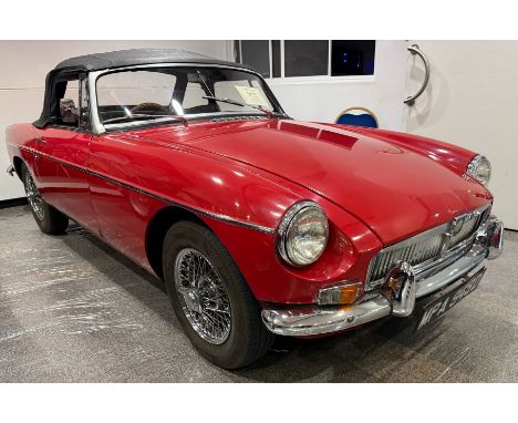 1966 MG B RoadsterRegistration MPA 948DChassis number GHN3 B8222Engine number 18GBUH 40778Red with red interiorLong term owne