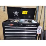 CRAFTSMAN 6-DRAWER TOP BOX, W/ CONTENTS, SEE PICTURES