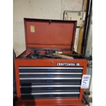 CRAFTSMAN 5-DRAWER TOP BOX, W/ CONTENTS, SEE PICTURES