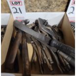 LOT - ASSORTED HAND TOOLS: VISE GRIPS, HAMMERS, FILES