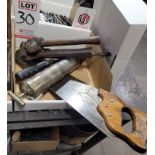 LOT - ASSORTED HAND TOOLS