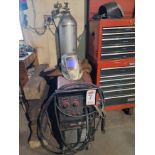 LINCOLN ELECTRIC 255XT POWER MIG, S/N K2701-1 11519 U109015403, W/ TANKS, HELMETS, JACKET