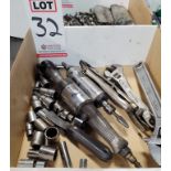 LOT - ASSORTED HAND TOOLS AND AIR TOOLS