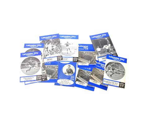 A collection of football programmes, including Leicester City and others 1964-1970s, and others; along with music programmes 