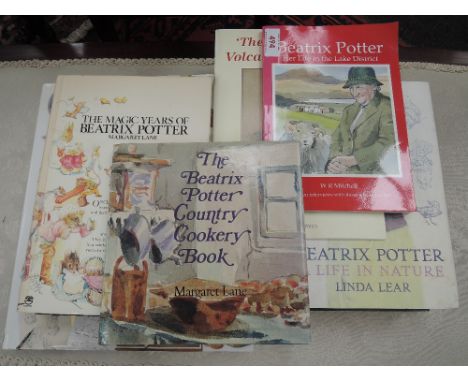 A selection of volumes late 20th century, Beatrix Potter interest, including The Ultimate Peter Rabbit, Margaret Lane, The Ma