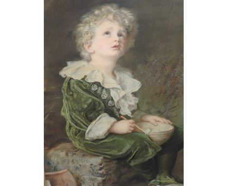A print after John Everett Millais, Bubbles, 19th century, 27x18', framed