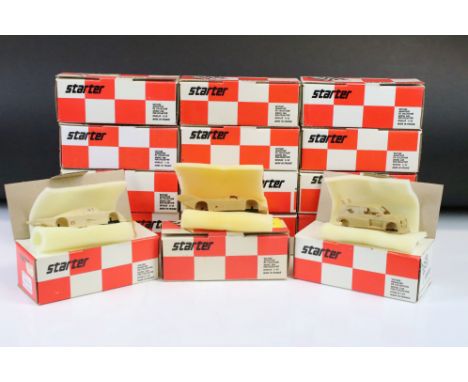 15 Boxed Starter 1/43 metal kits to include mainly Porsche examples featuring Porsche 956 Skoal Monza 1984, Porsche 935 Moby 