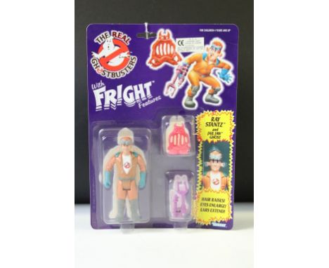 Ghostbusters - Original carded Kenner The Real Ghostbusters 'Freight Features' Ray Stantz figure, some card bend (curl) but v