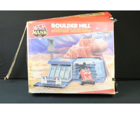 MASK - Boxed Kenner MASK Boulder Hill play set, complete without set figures, with additional T-Bob and Scott Tracker figures