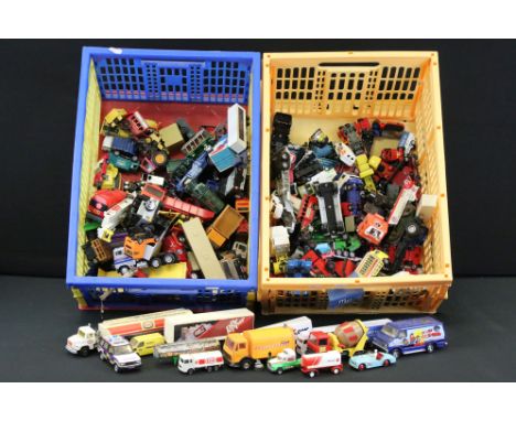 Collection of over 80 diecast models to include Matchbox, Corgi, Mattel Hot Wheels &amp; Lledo examples, featuring Matchbox L