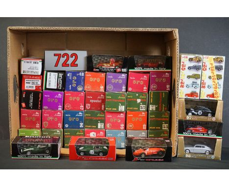 40 Boxed Brumm diecast models to include Oro, Special, Commercials and contemporary examples, diecast ex, boxes gd-ex 