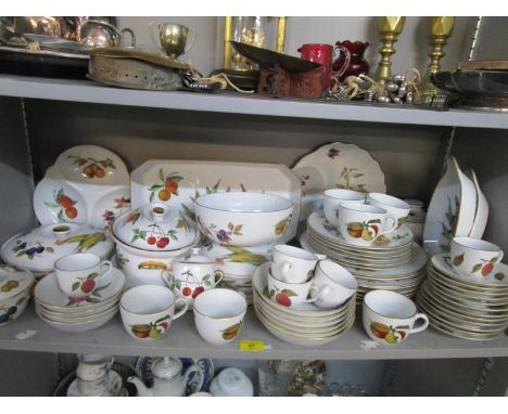 A selection of Royal Worcester Evesham pattern part dinner, tea and coffee service comprising approximately 67 piecesLocation