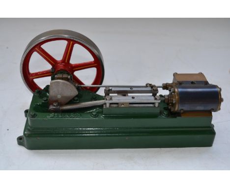 Stuart Models steam powered horizontal mill engine, engine only, no boiler W21.5cm D8.5cm H9.5cm 