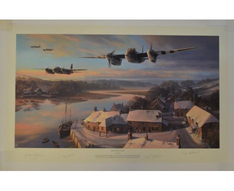 "Mosquitos At Dusk", high quality unframed limited edition print by Nicolas Trudigan 76/350, signed in pencil by the artist a
