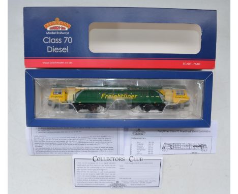 Bachmann OO gauge 31-585 Class 70 Diesel 70006 Freightliner electric train model, DCC Ready. Model in mint condition with ins