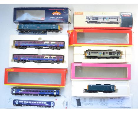 Collection of previously run OO gauge electric train models to include Hornby R2757X Super Detail Northern Rail Class 153 DMU