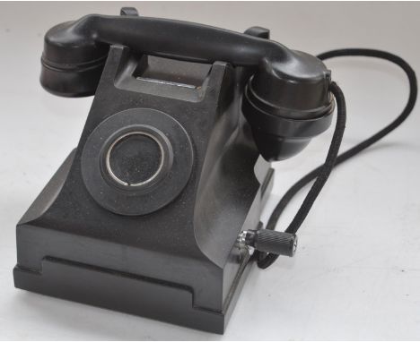 Vintage T.E.L. (Ericsson) Bakelite winding telephone