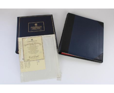 Commonwealth collection 1983 commemorative mint stamp album and a Maritime Heritage mint stamp folder (2) 