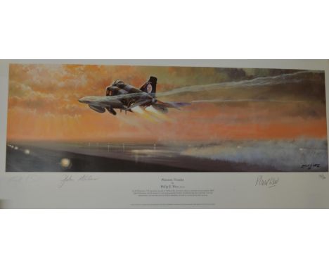 "Phantom Thunder", high quality limited edition print by Philip West, 19/300 and signed in pencil by the artist and 2 ex Phan