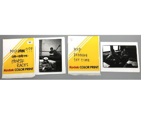 Manic Street Preachers photographed by Mitch Ikeda- two Kodak color print bags cont. various black and white publicity photos