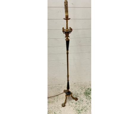 A French empire style floor standing lamp 