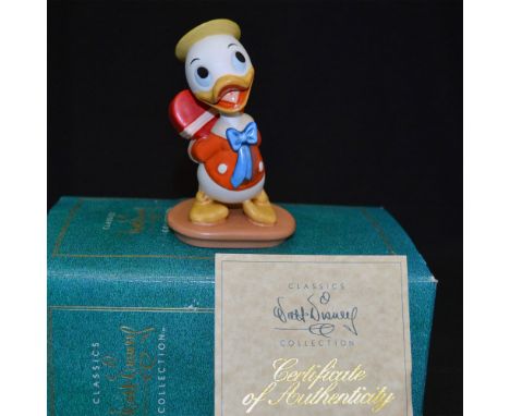 Bisque Porcelain Decorated, this sculpture was created through the collaborative efforts of the animators and other artists o