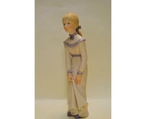 Bisque Porcelain Decorated, hand created, hand painted by the Artisans of the Cybis Studio in Trenton, NJ, USA. Featuring the