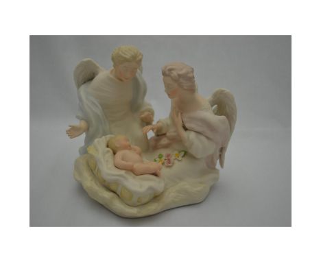 Bisque Porcelain Decorated, in Full Color, hand created, hand painted by the Artisans of the Cybis Studio in Trenton, NJ, USA