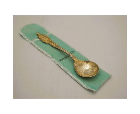 Tiffany &amp; Co. Presents, A Sterling Collectors Spoon, Dated 1492-1893. Featuring Voyages Around the World, with the Engrav