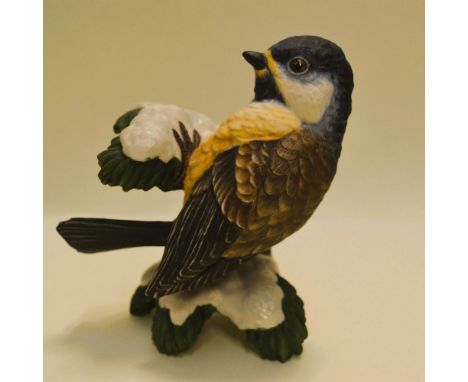 Fine Porcelain Bisque Decorated, hand made, hand painted by the Artisans of The Hutschenreuther Studio. Featuring a Blue Bird