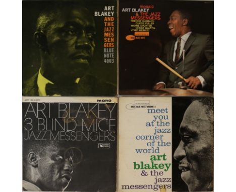 ART BLAKEY - US BLUE NOTE &amp; UK UNITED ARTISTS LPs. A terrific message for you here; 3 x early US Blue Note LPs along with