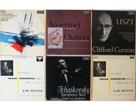 CLASSICAL - UK DECCA SXL COLLECTION. Terrific collection of 10 x UK ED1 and ED2 LPs. Catalogue numbers/works are SXL 6111 (So