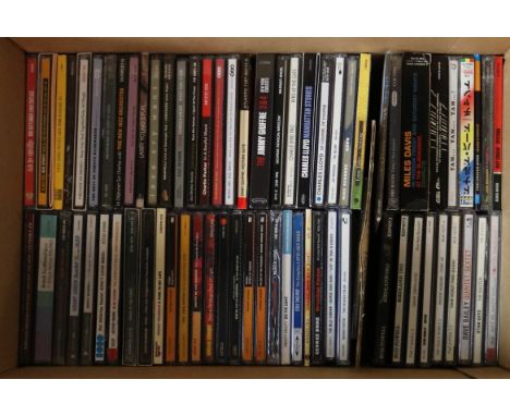 JAZZ CDs. A collection of approximately 72 CDs to include artists/titles such as Miles Davis - In Person Friday And Saturday 