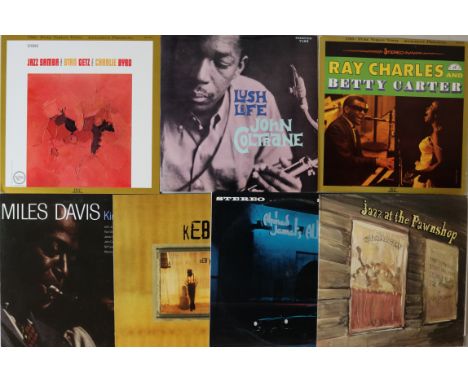 JAZZ/BLUES - AUDIOPHILE PRESSING LPs. Expert collection of 7 x LPs designed for a high quality set up! Titles are Stan Getz a