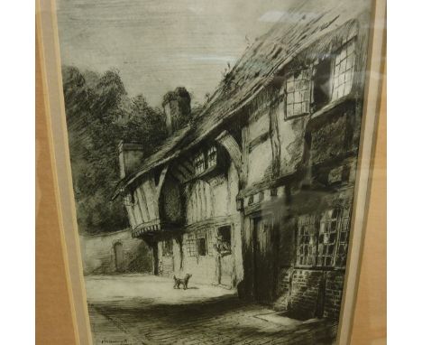 MARGUERITE HOWARTH S.W.A "Senior Citizen", pencil sketch, signed bottom right hand corner, labels verso "Royal Academy Exhibi