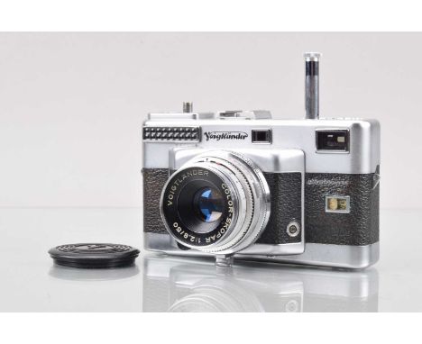 A Voigtländer Vitessa T Rangefinder Camera, shutter working, slightly sluggish to close in slow speeds, light cell responsive