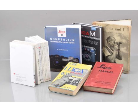 Leica Camera Books, including Leica M Advanced Photo School by Gunter Osterlon, Leica R Compendium by Jonathan Eastland, The 