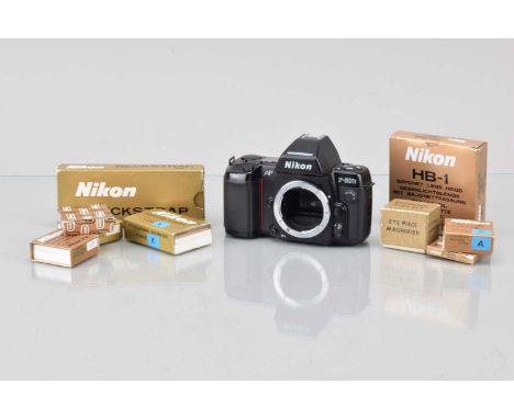 Nikon Accessories, focusing screens, in maker's boxes marked Type A, Type B & Type K, eye piece magnifier, in maker's box, FM