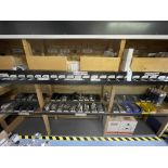 Qty misc. door stops and window parts