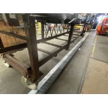 Steel mobile stillage trolley