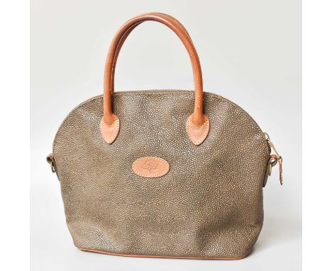 Mulberry Green Scotch Grain Handbag  Dimensions - 25.5cm by 10.2cm by 23.5cmSmall scuffs to the handle and trim, wear to the 
