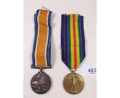 A WWI pair to A.W. C.L.2 - H.T.E Morgan Army Service Corp