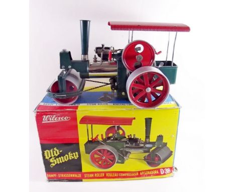 A Willesco 'Old Smokey' steam engine - boxed